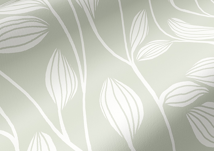 Leaf Motif, Old English Green - Twist&Fit Roller Blind - Image 4